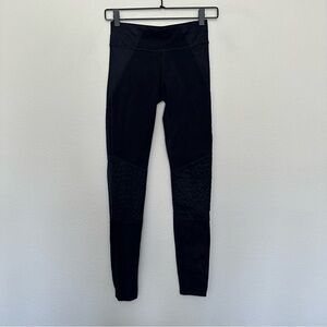 Joylab navy blue moto leggings mesh paneled back size XS women’s